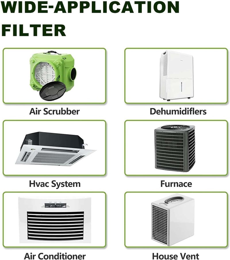 JASENG 10x10x1 Furnace Air Filters 6 Pack, MERV 8 MPR 600 & FPR 5 Filtering, HVAC Air Filter Replacement (exact dimensions: 9 3/4"x9 3/4"x3/4") - Image 5